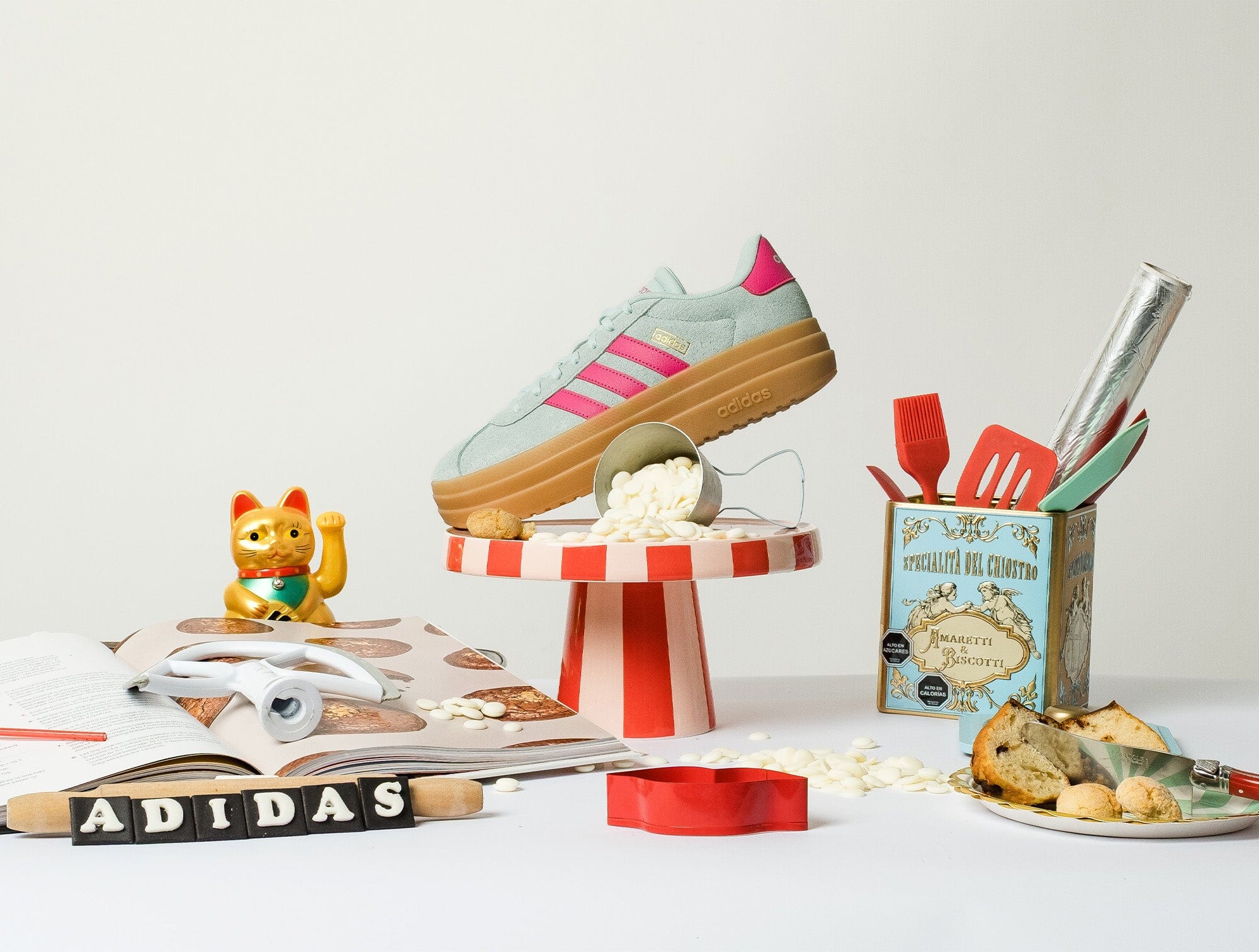 Zapatillas Adidas Vl Court Bold Mujer Verde