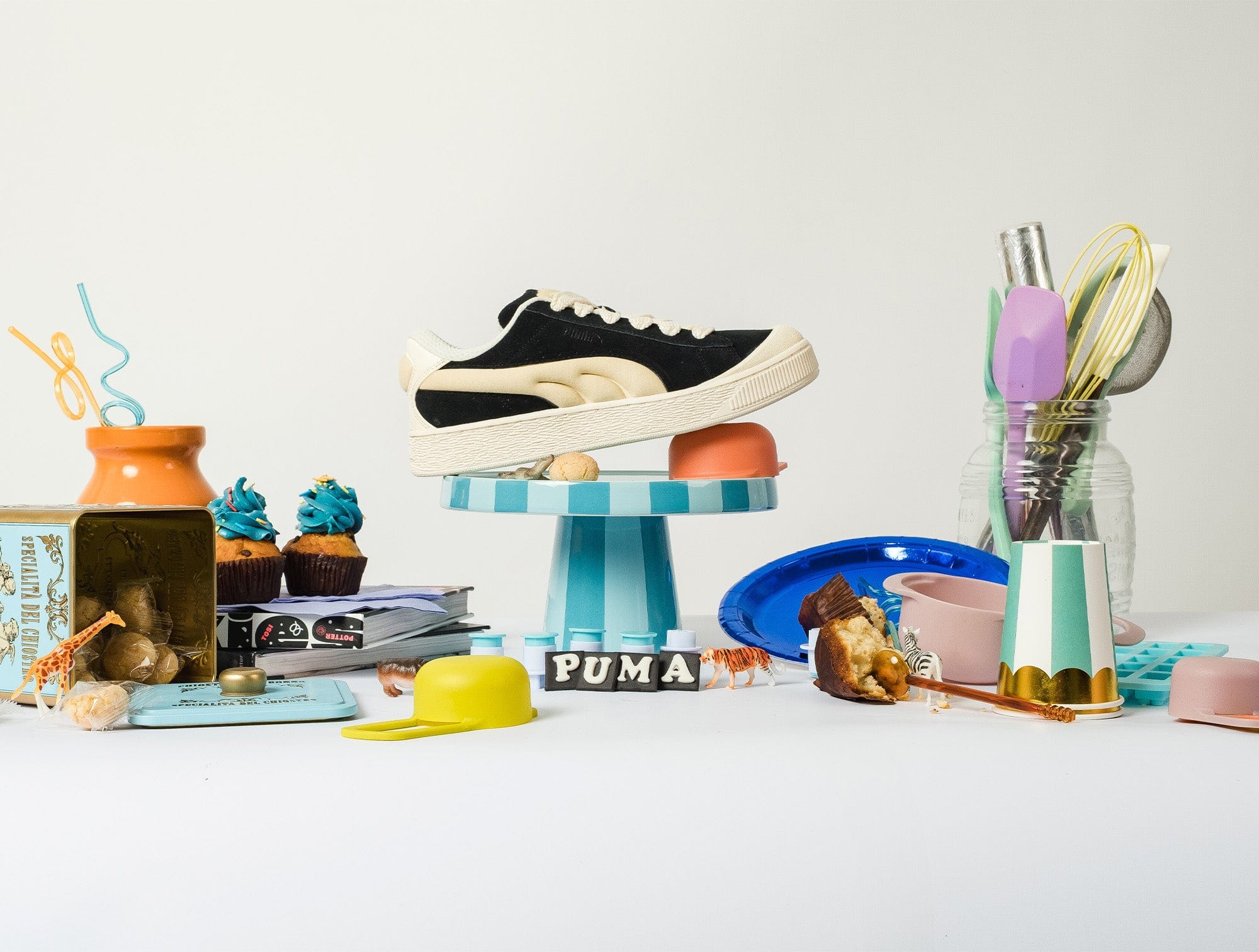 Zapatilla Puma Suede Xl Crush Preserves Hombre Negro