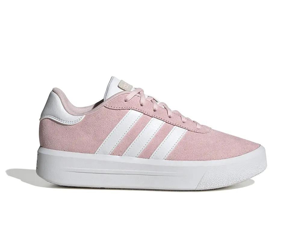 Zapatilla Adidas Court Suede Mujer Blanco