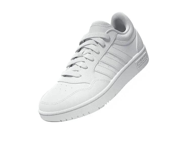 Zapatilla Adidas Hoops 3.0 Junior Mono Blanco