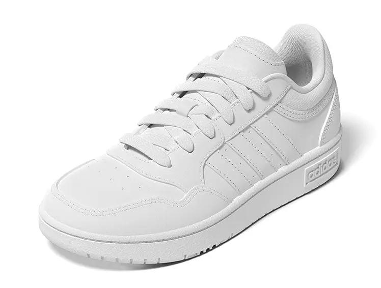 Zapatilla Adidas Hoops 3.0 Junior Mono Blanco