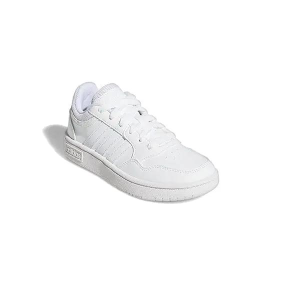 Zapatilla Adidas Hoops 3.0 Junior Mono Blanco