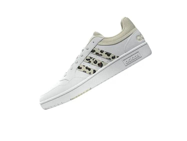 Zapatilla Adidas Hoops 3.0 Mujer Blanco Animal Print