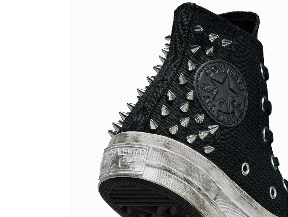 Zapatilla Converse Chuck 70 Studded Mujer Negro