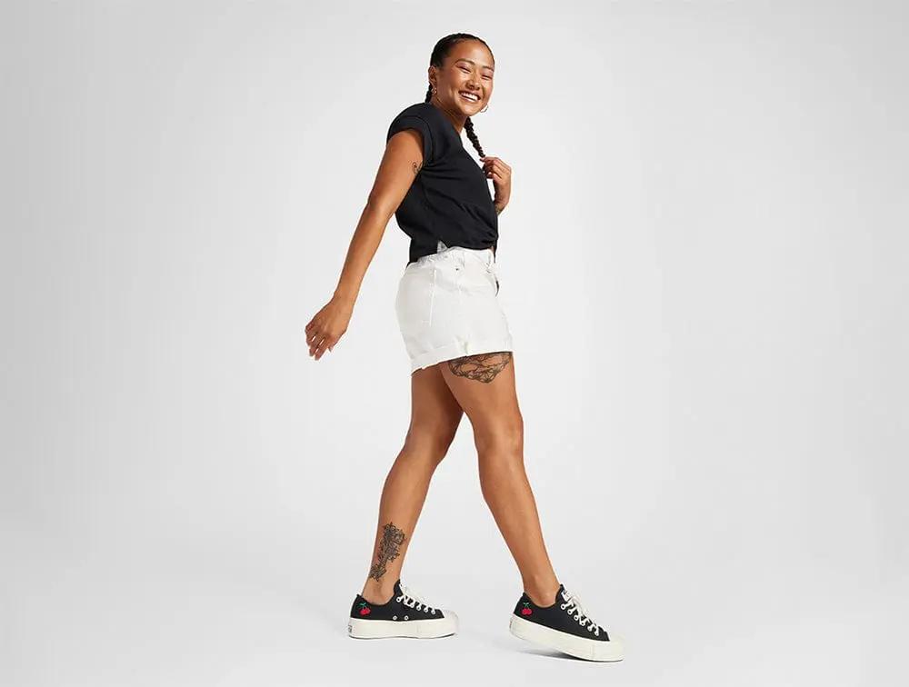 Zapatilla Converse Chuck Taylor All Star Lift Plataforma Cherry Mujer