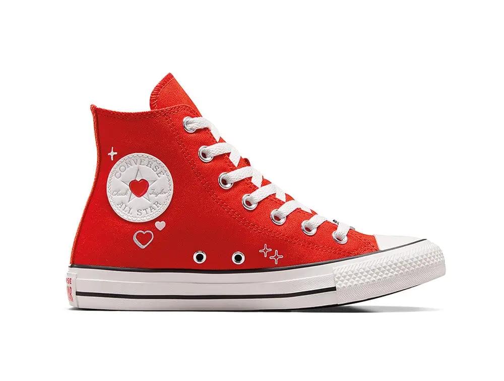 Zapatilla Converse Chuck Taylor Hi Mujer Rojo