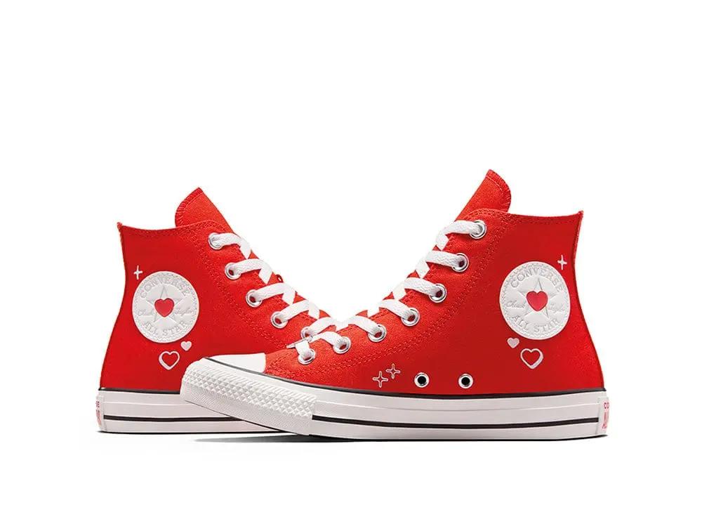 Zapatilla Converse Chuck Taylor Hi Mujer Rojo