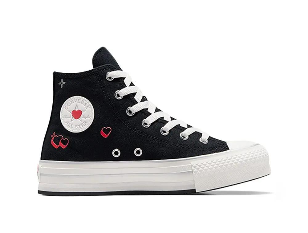 Zapatilla Converse Chuck Taylor Plataforma Mujer Negro