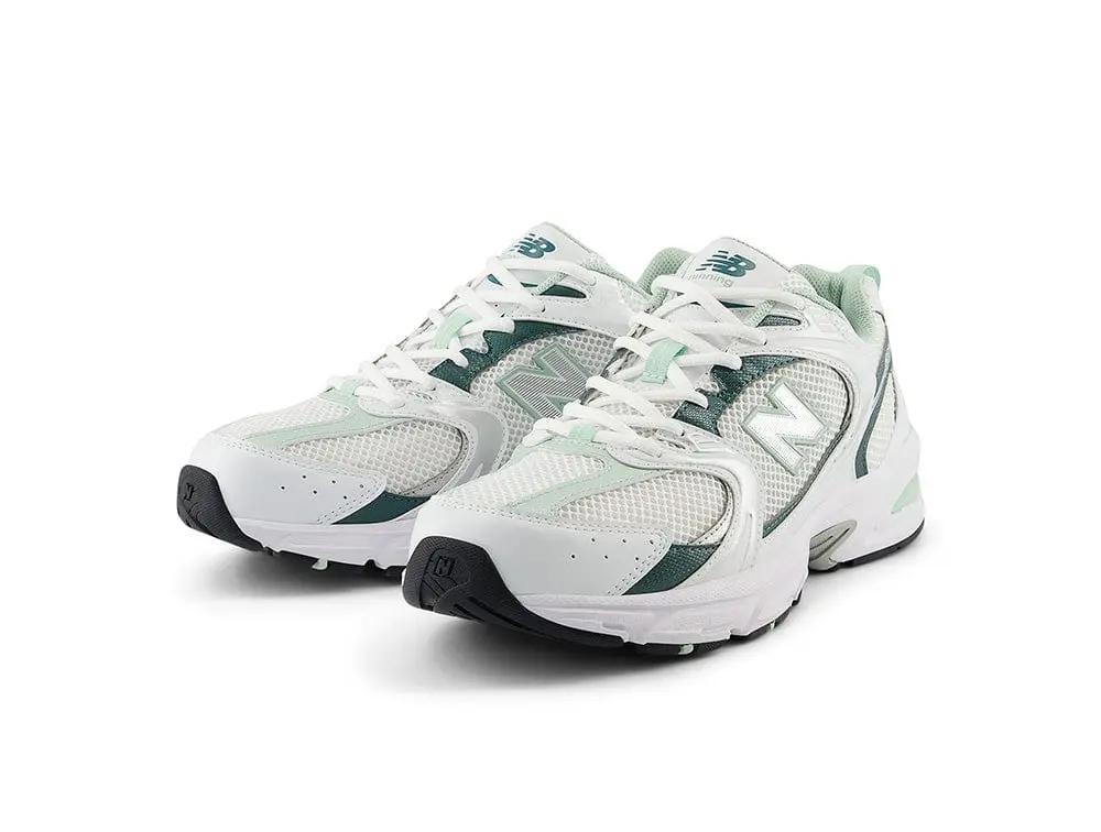 Zapatilla New Balance 530 Unisex Blanco Mint