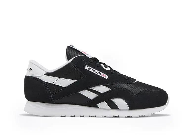 Zapatilla Reebok Cl Nylon Mujer Negro