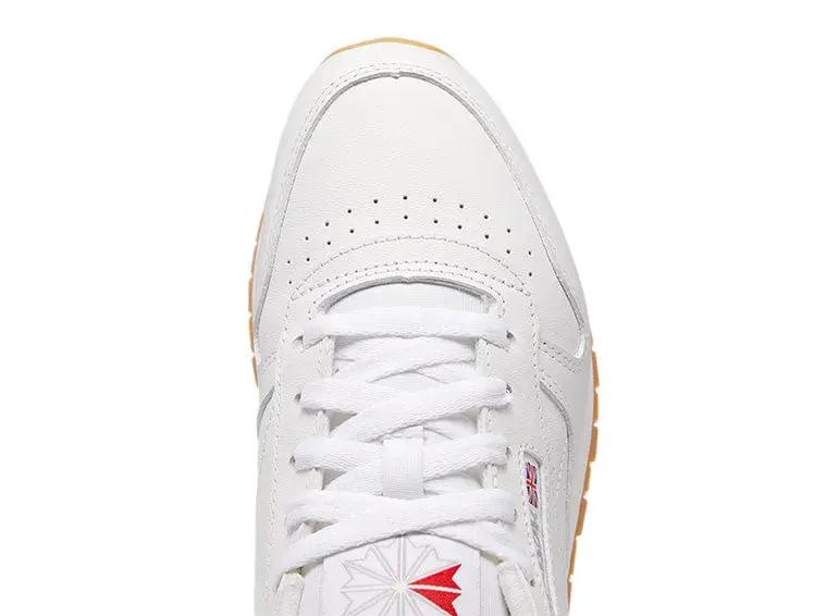 Zapatilla Reebok Classic Leather Cuero Mujer Blanco