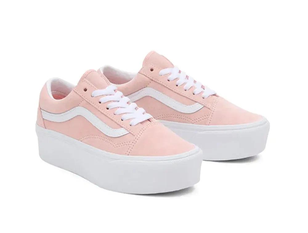 Zapatilla Vans Old Skool Stackform Mujer Rosado