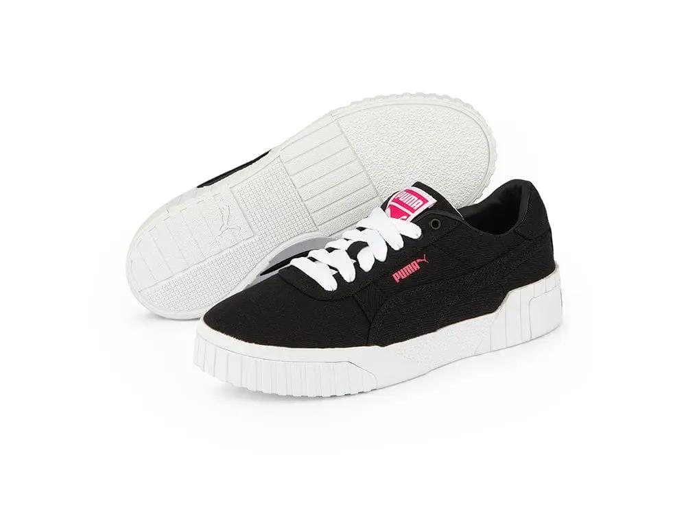 Zapatillas Puma Cali Canvas Mujer Negro