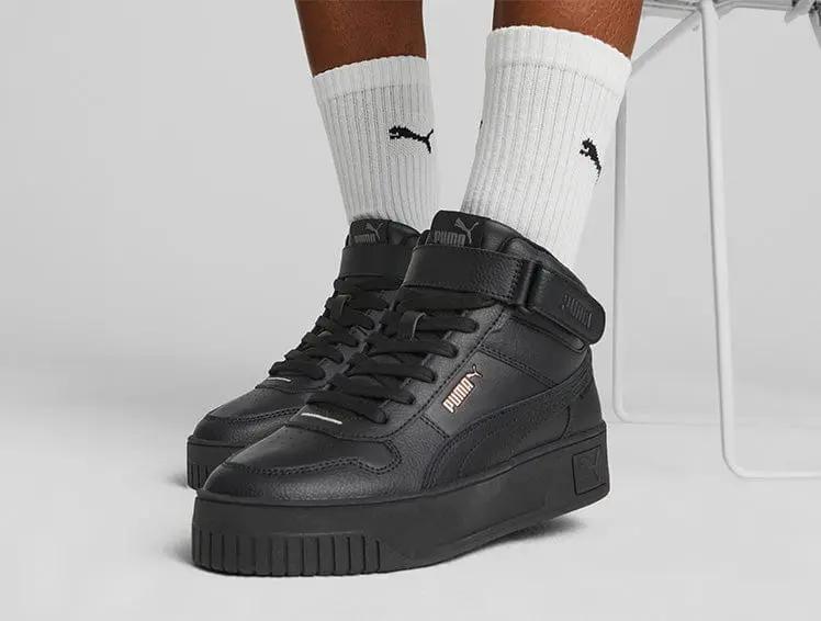 Zapatillas Puma Carina Street Mid Mujer Mono Negro