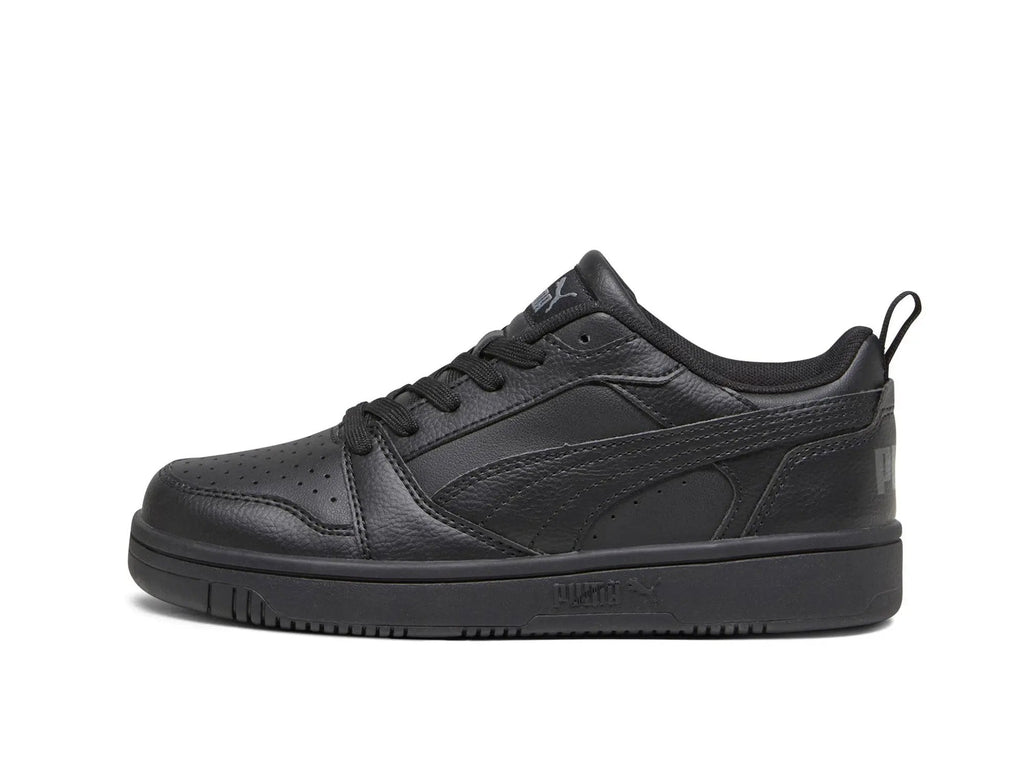 Zapatillas Puma Rebound V6 Cadete Mono Negro