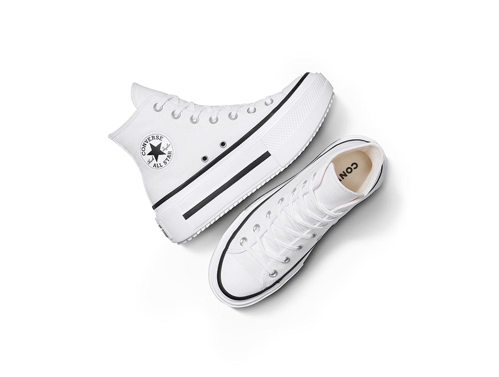 Zapatillas Converse Chuck Taylor Lift Double Stack Mujer Blanco