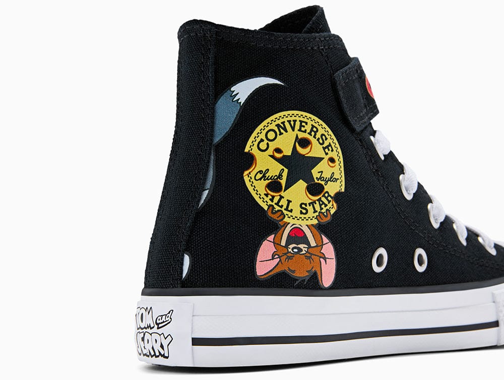 Zapatilla Converse Chuck Taylor 1V Tom y Jerry Junior Negro