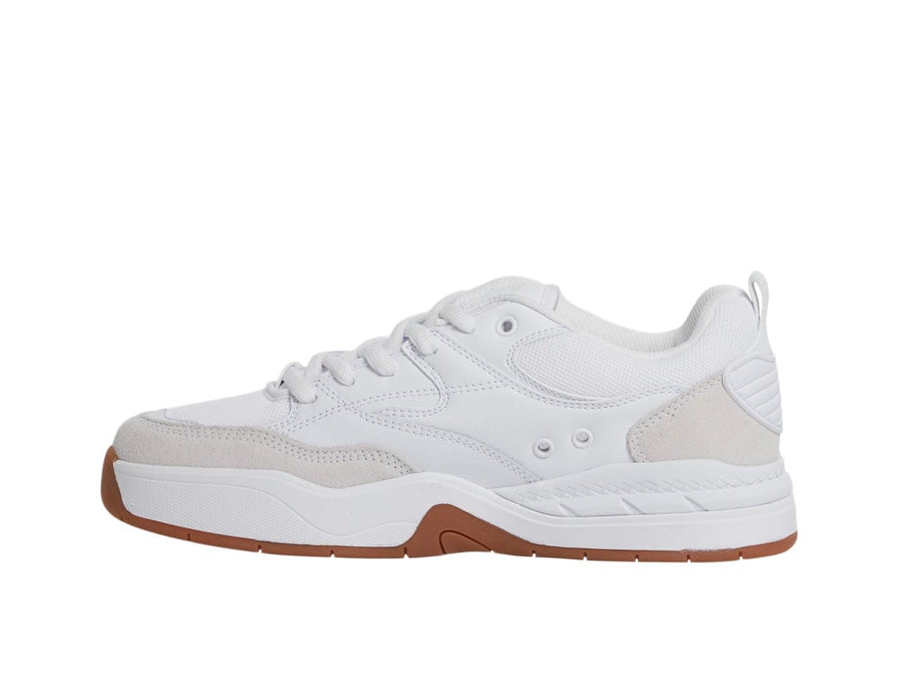 Zapatilla Dc Ascend Lth Hombre Blanco Suela Gum
