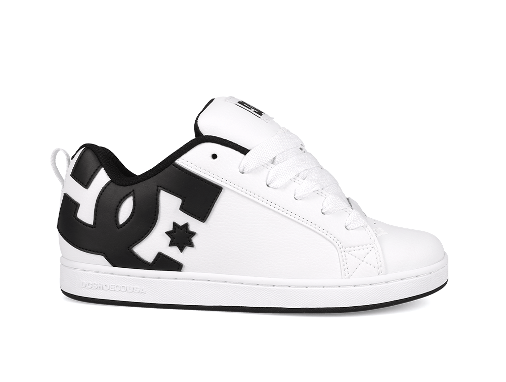 Zapatillas Dc Court Graffik Mujer Blanco