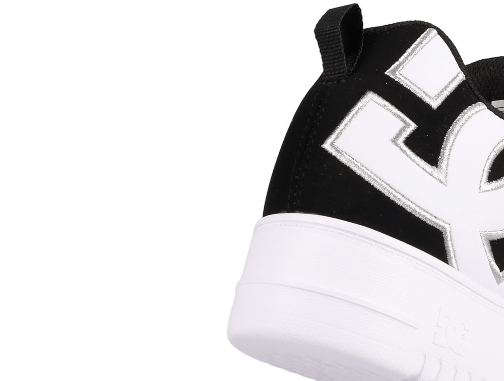 Zapatillas Dc Court Graffik Plataforma Mujer Negro