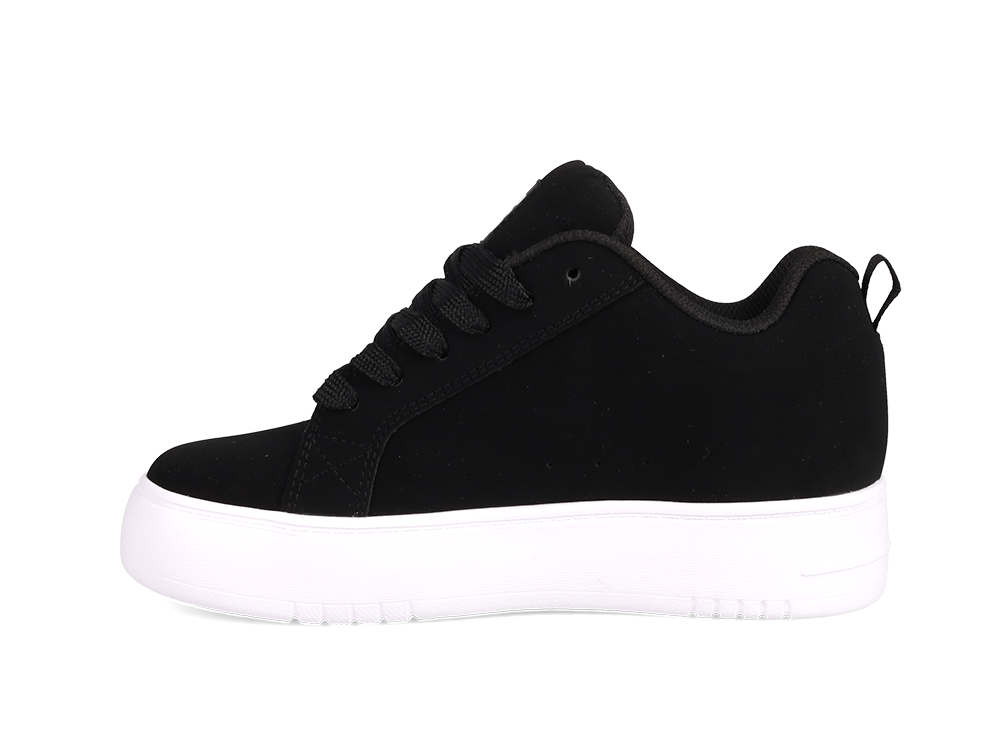 Zapatillas Dc Court Graffik Plataforma Mujer Negro