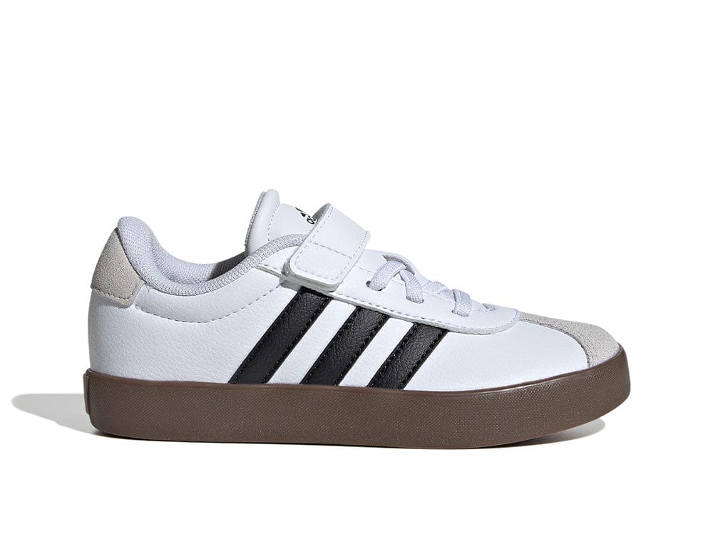 Zapatilla Adidas Vl Court 3.0  Junior Negro/Suela Gum